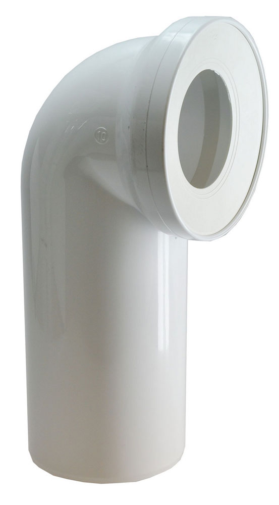 Productfoto Abu closet aansluitbocht 90 graden 110mm wit 333743