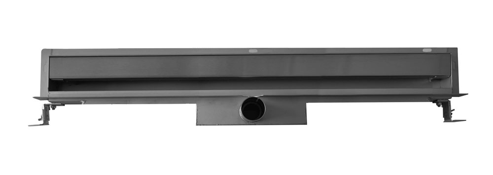 Productfoto Muurgoot met flens 80 x 7 cm RVS 334196