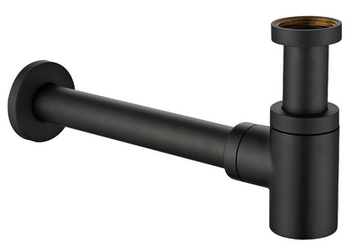 Productfoto UniMatch fonteinsifon 5/4" x 32 mm mat zwart 334416
