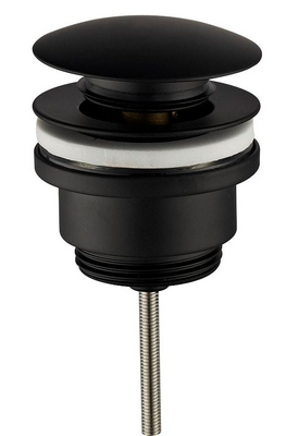 Productfoto UniMatch clickwaste afvoerplug 5/4" mat zwart 334418