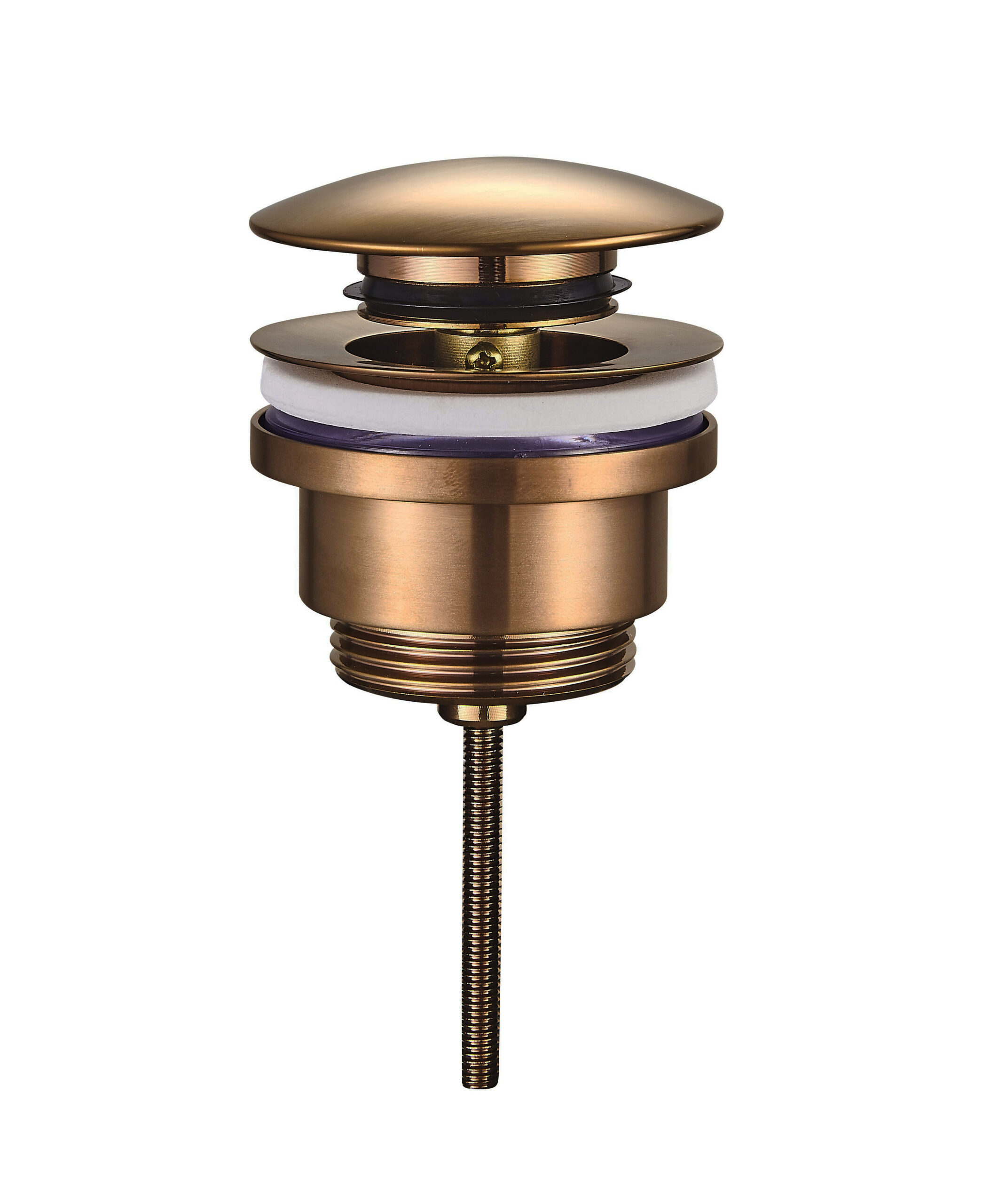 Productfoto UniMatch clickwaste afvoerplug 5/4" geborsteld brons koper PVD 334458