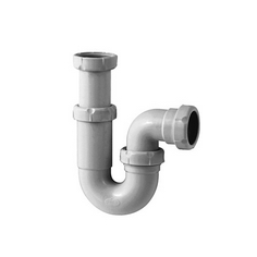 Productfoto Sifon kunststof telescopisch 1 1/2" x 40 mm wit 334467