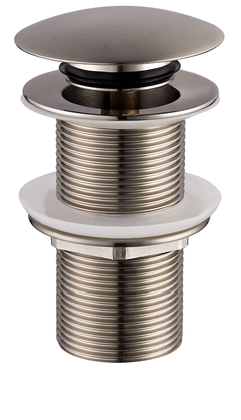 Productfoto UniMatch clickwaste afvoerplug verlengd 5/4" geborsteld staal 334472