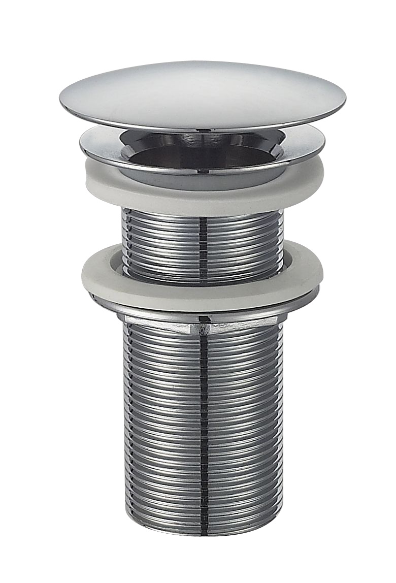 Productfoto UniMatch open afvoerplug verlengd 5/4" chroom 334477