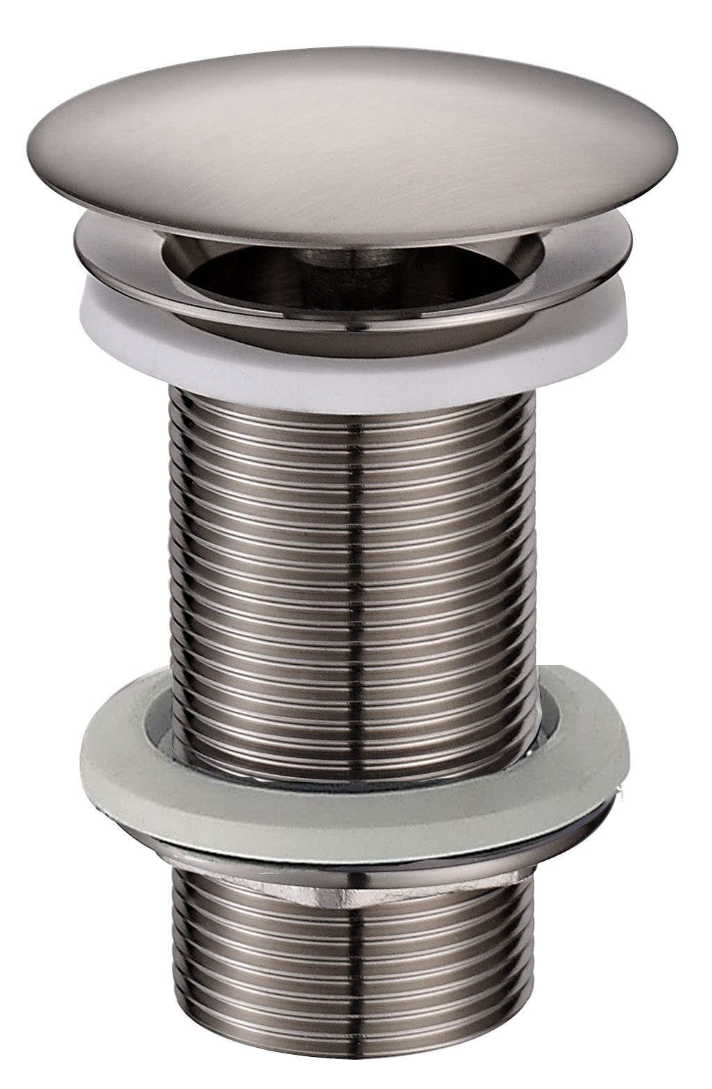 Productfoto UniMatch open afvoerplug verlengd 5/4" geborsteld staal 334479