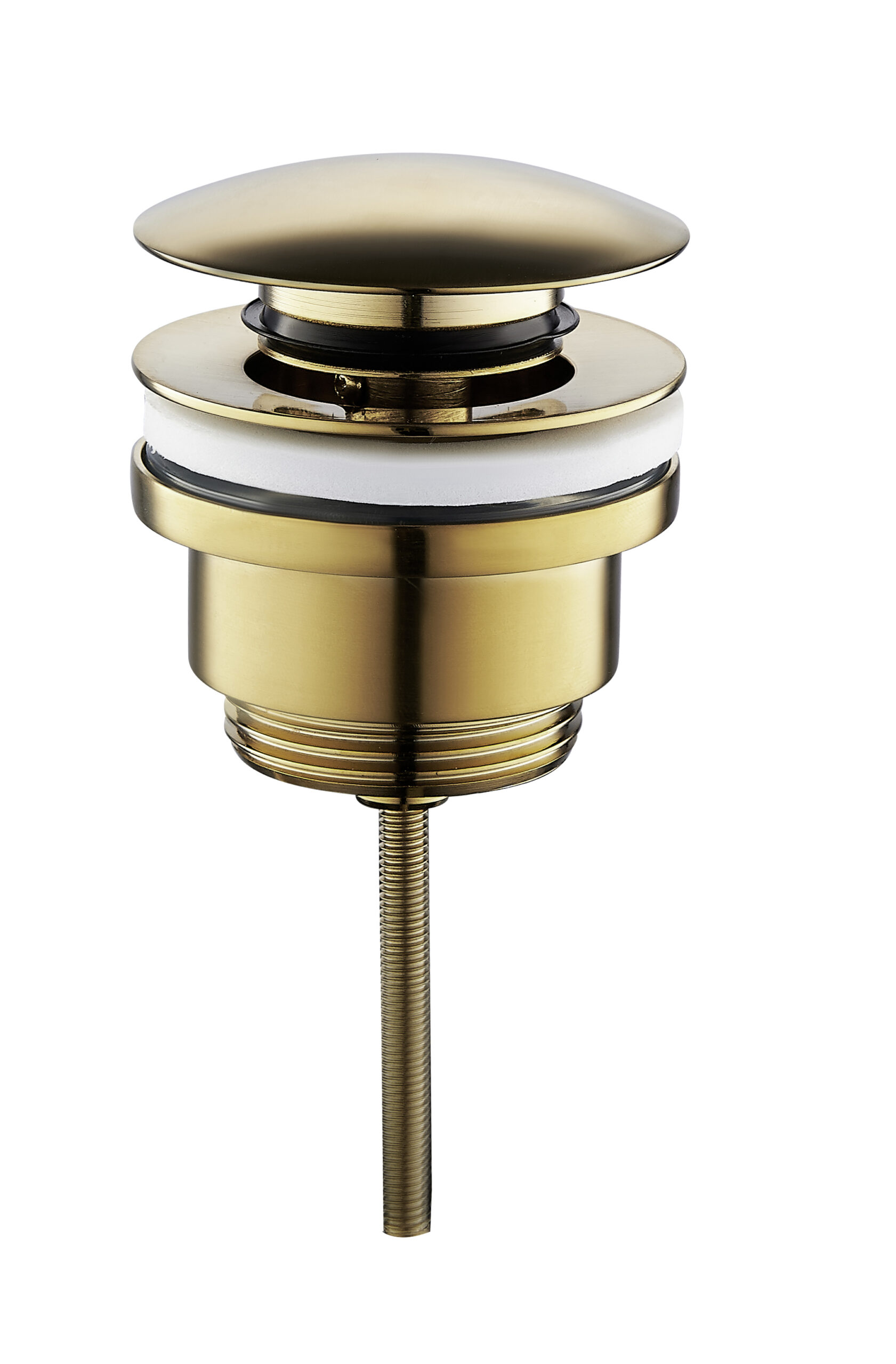 Productfoto UniMatch clickwaste afvoerplug 5/4" geborsteld messing PVD 335418