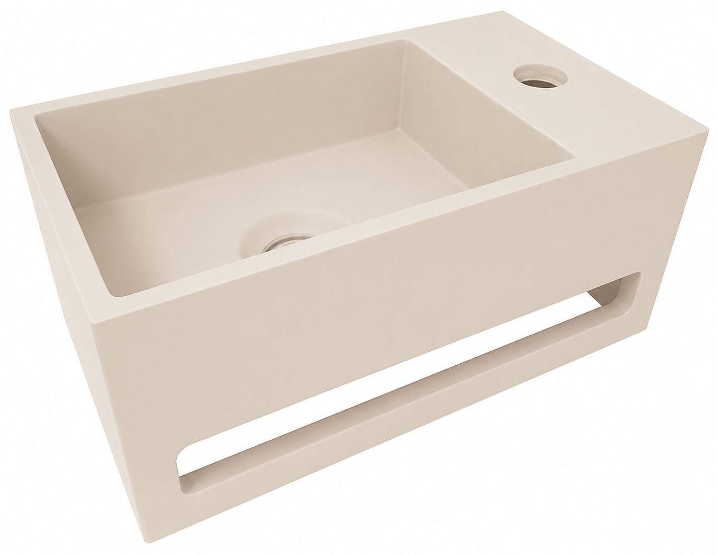 Productfoto Julia fontein rechts 35 x 20 x 16 cm solid surface beige 364055