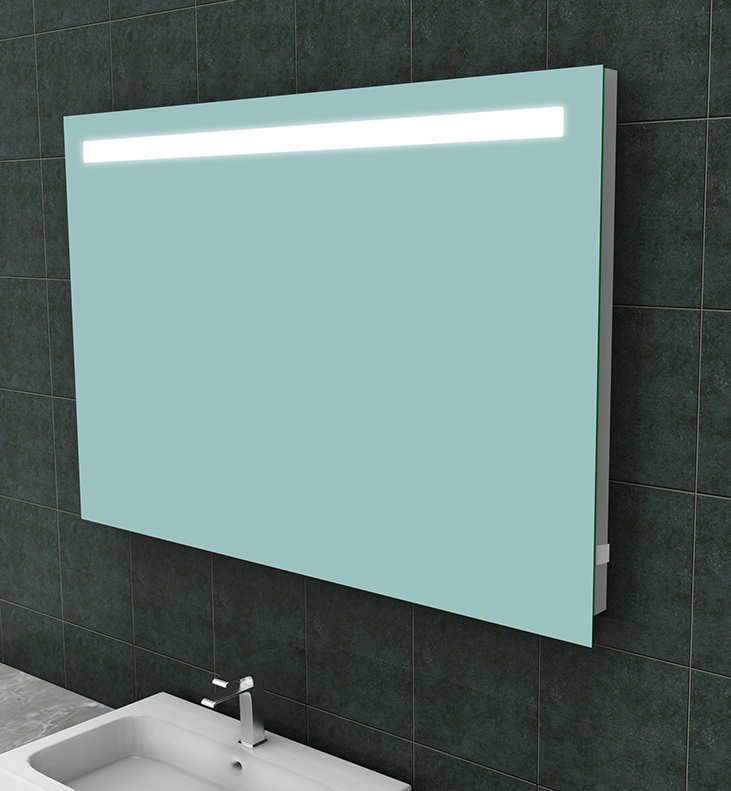 Productfoto Tigris spiegel rechthoek met LED en stopcontact 120 x 80 cm 383843