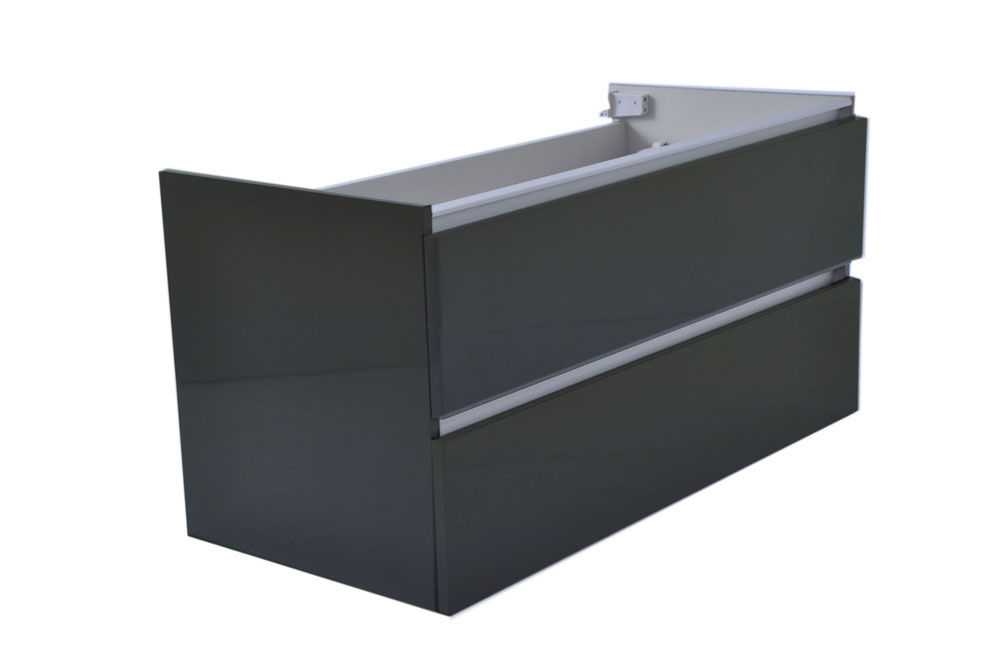 Productfoto Vision onderkast met 2 laden 100 x 46 cm hoogglans grijs 383912