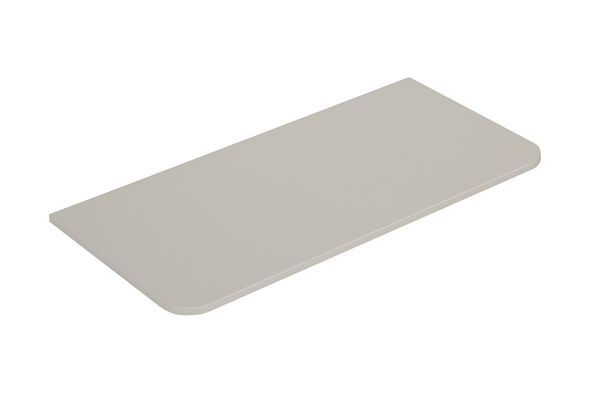 Productfoto Novira topblad afgeronde hoeken 120 x 48 cm mat zand 383983