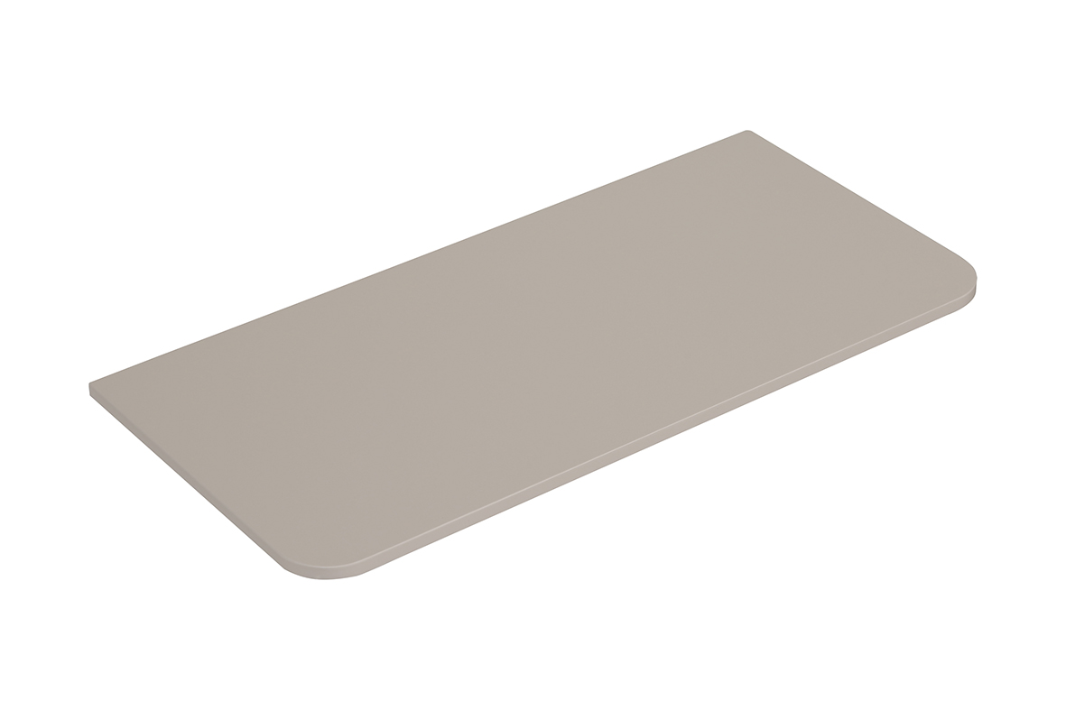 Productfoto Sulora topblad afgeronde hoeken 80 x 48 cm mat beige 383984