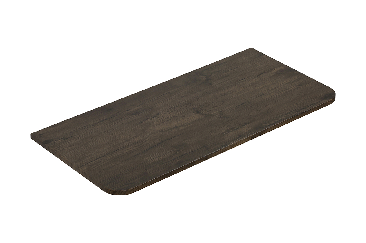 Productfoto Sulora topblad afgeronde hoeken 80 x 48 cm bruin eiken 383985