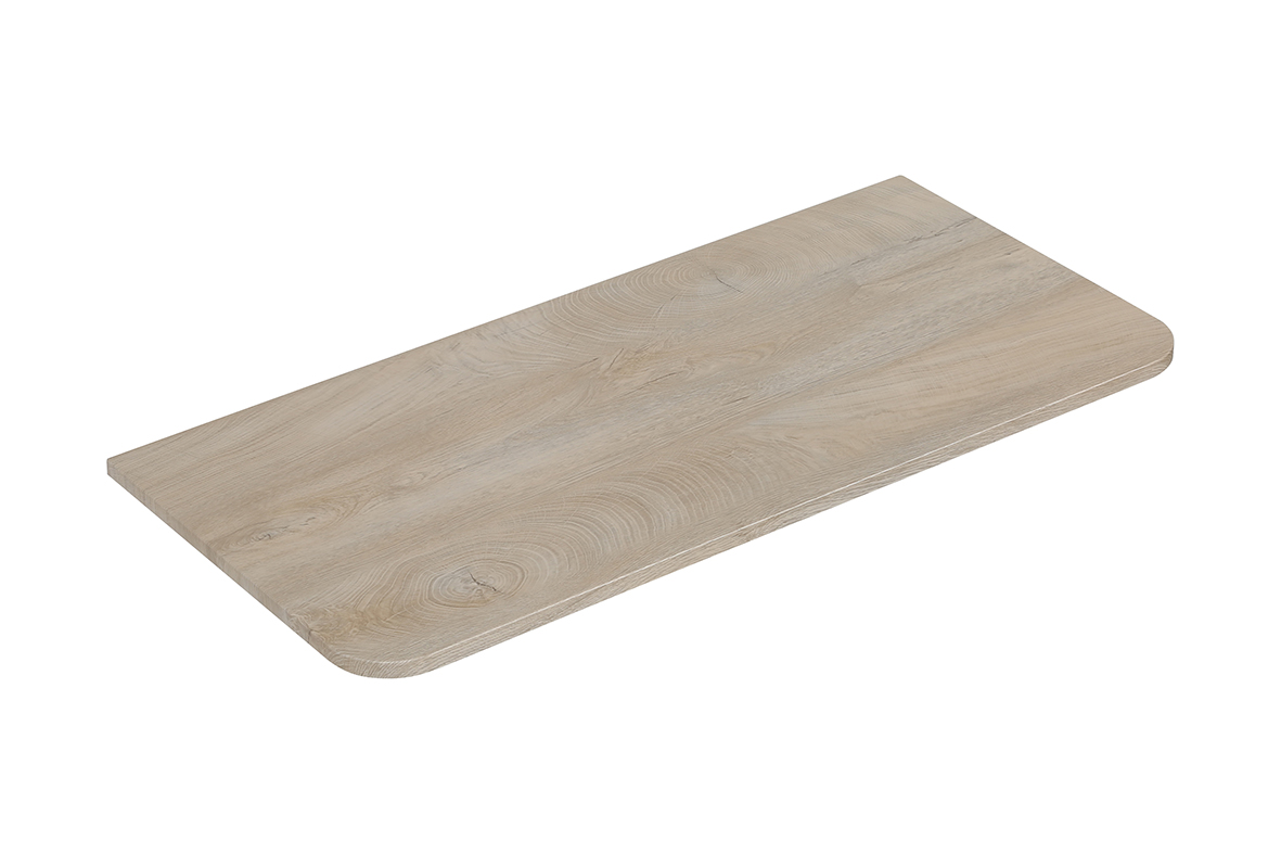 Productfoto Sulora topblad afgeronde hoeken 80 x 48 cm licht eiken 383986