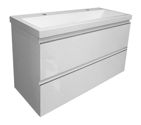 Productfoto Shall onderkast 100 x 36 cm glans wit 384010