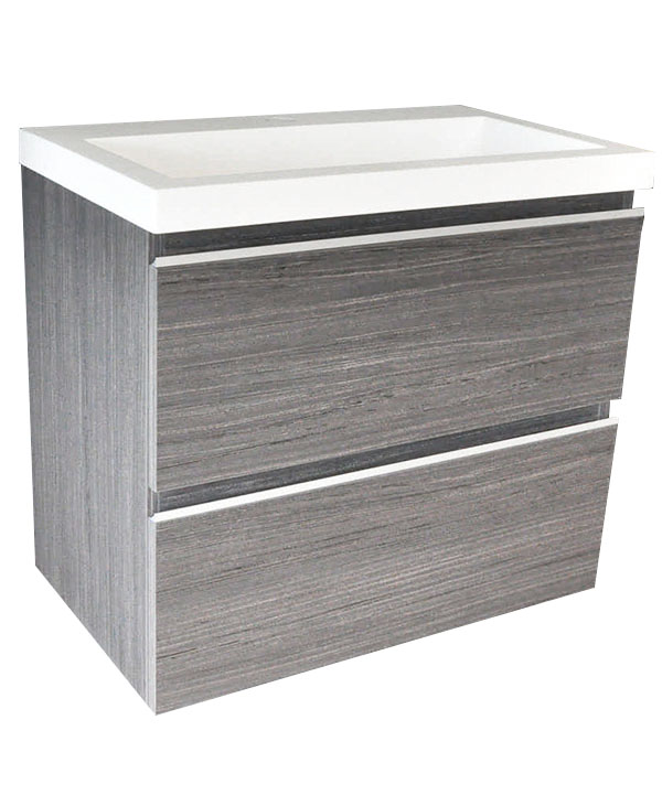 Productfoto Shall onderkast 60 x 36 cm houtnerf grijs 384022