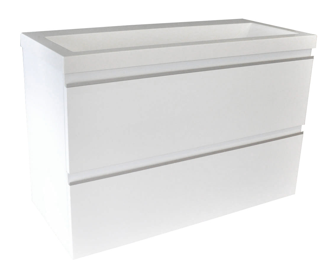 Productfoto Shall onderkast 80 x 36 cm glans wit 384030