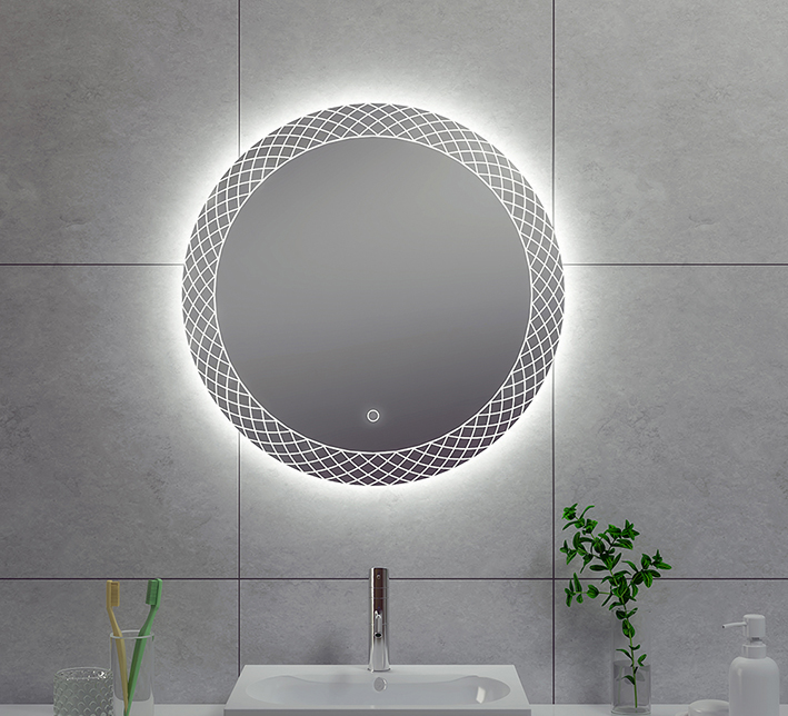 Productfoto Deco spiegel rond met LED