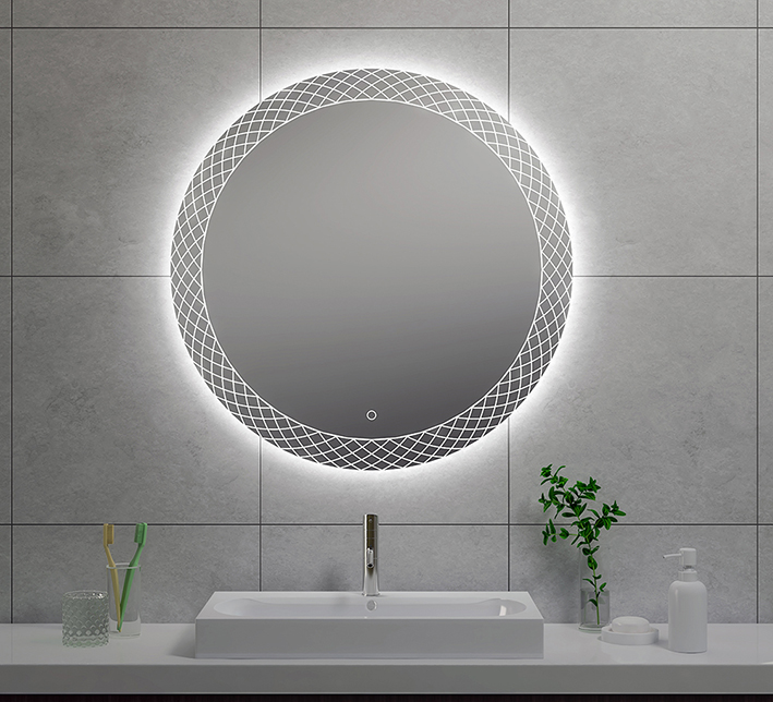 Productfoto Deco spiegel rond met LED