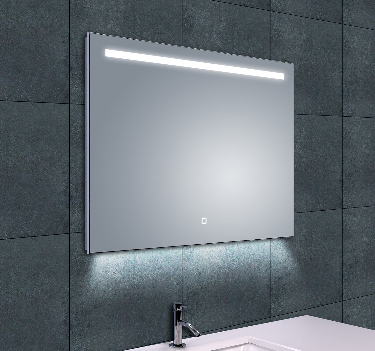 Productfoto Ambi one spiegel rechthoek met LED