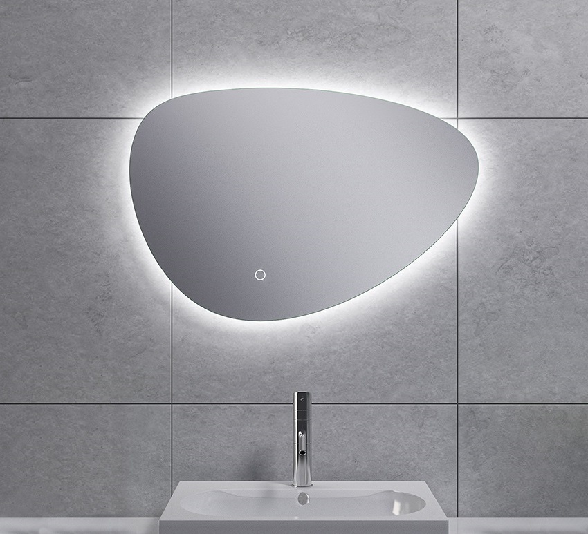 Productfoto Uovo spiegel ovaal met LED