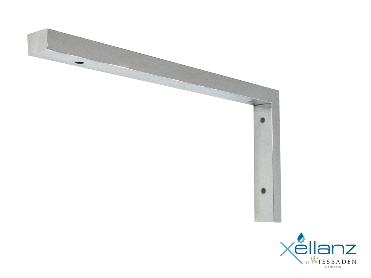 Productfoto Ophangbeugel L-vorm 460 x 220 mm chroom 384241