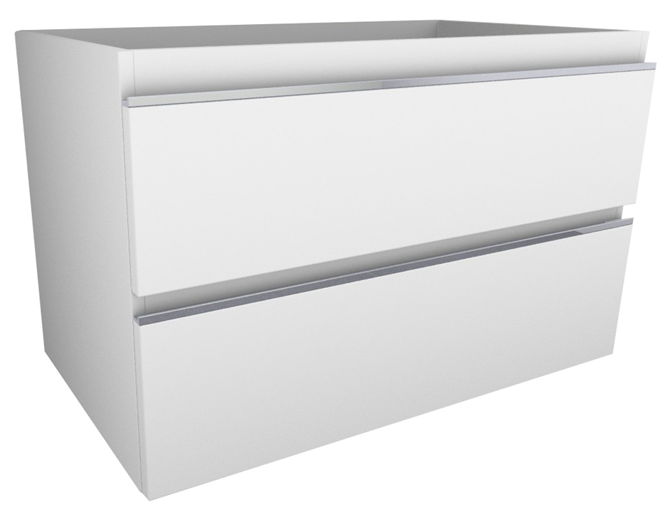 Productfoto Tigris onderkast met 2 laden 80 x 46 cm glans wit 386002