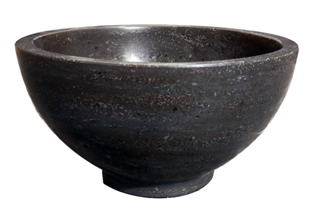 Productfoto Raw waskom rond 20x11 cm hardsteen gezoet 393510