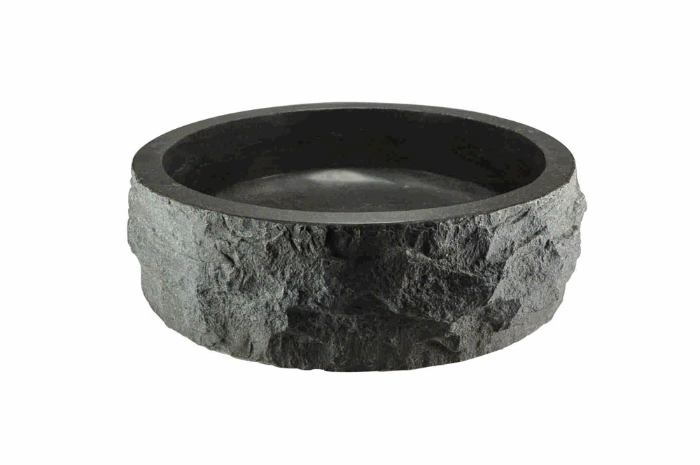Productfoto Raw waskom rond hamerslag 40x12 cm hardsteen gezoet 393517
