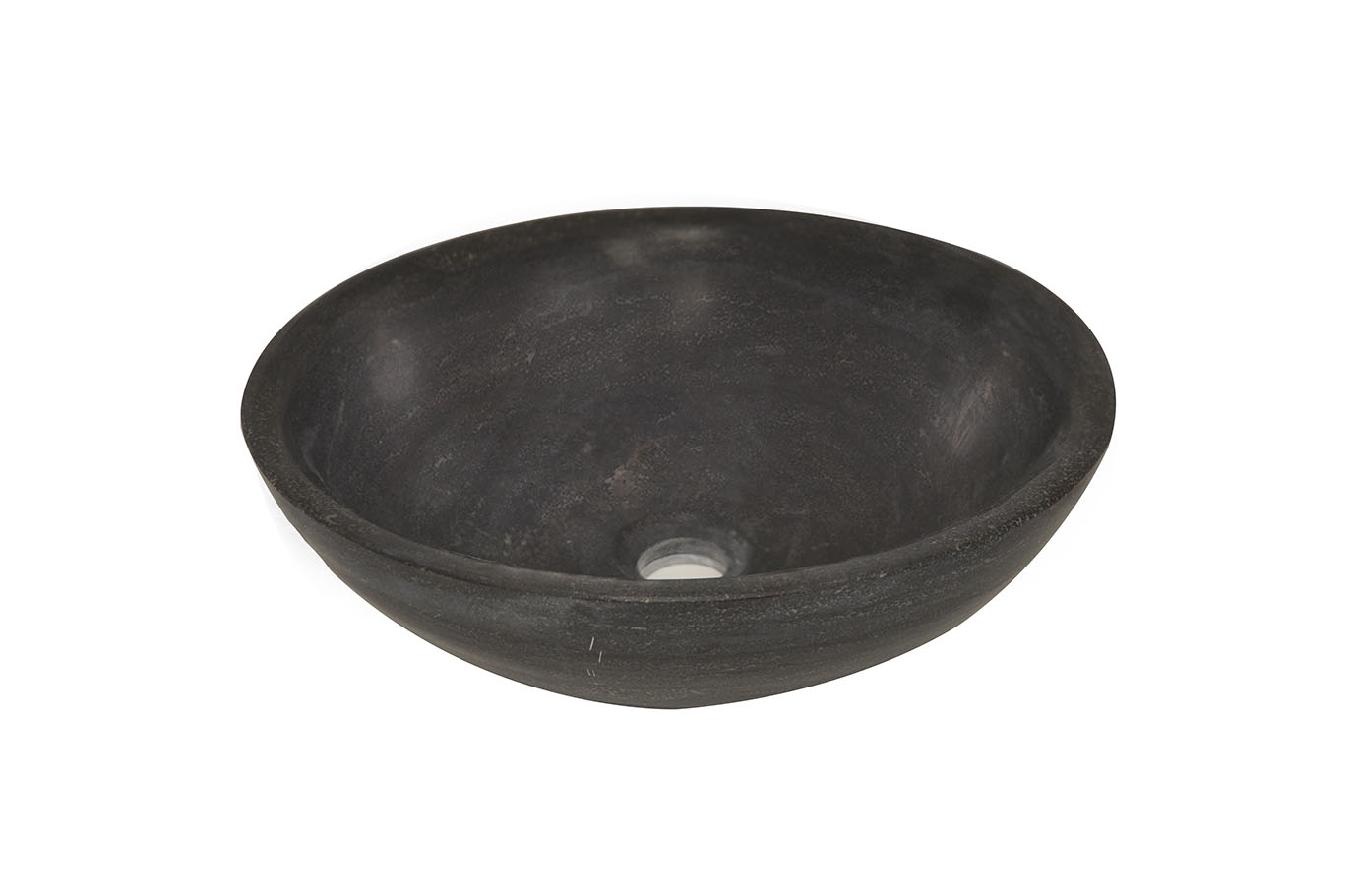 Productfoto Raw waskom rond 40x14 cm hardsteen gezoet 393524