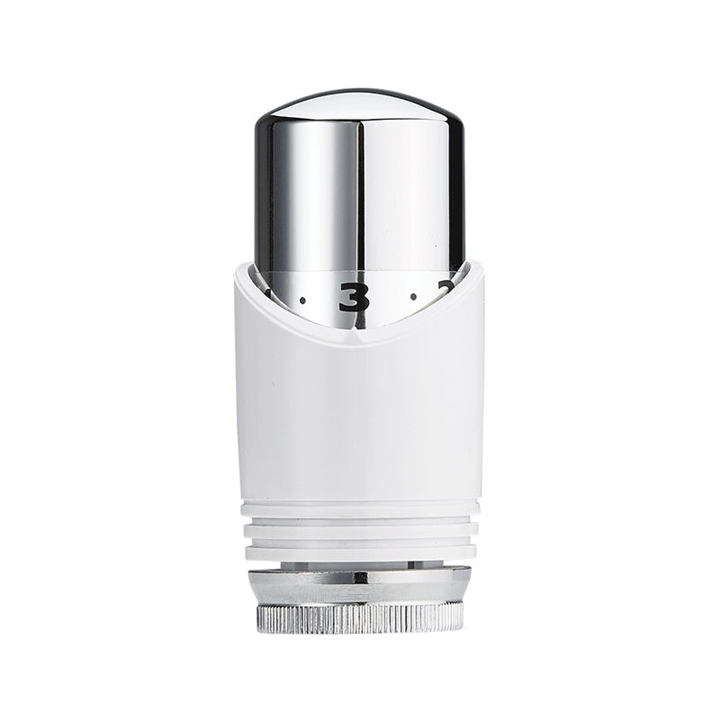 Productfoto Thermostaatknop M30 wit/chroom 433500