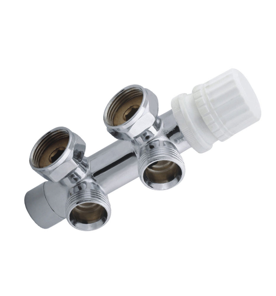 Productfoto Thermostatisch onderblok haaks links 3/4" chroom 433504