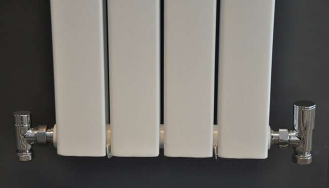 Productfoto Luxe radiator aansluitset haaks chroom 433537