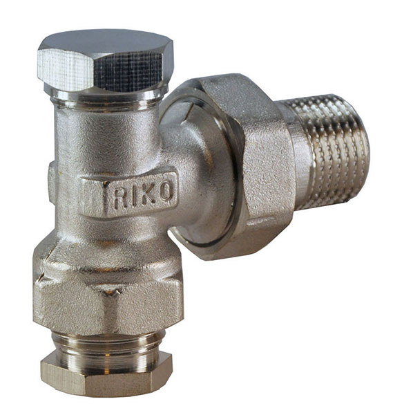 Productfoto regeltee+adaptor 15mm 1/2 haaks vernikkeld 434576