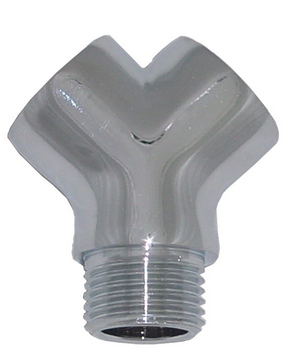 Productfoto Y-stuk chroom 1/2bin.xbui.xbin. 603552