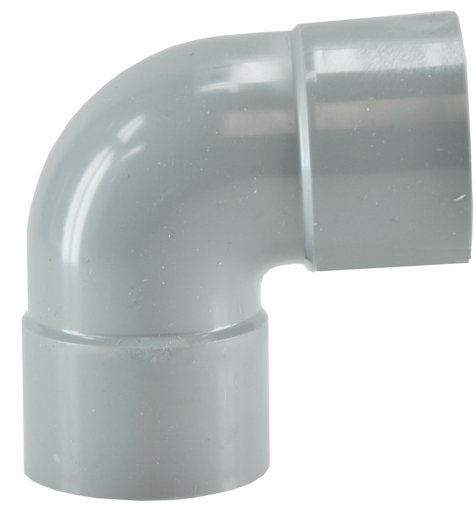 Productfoto Afvoerbocht dubbele mof 50 mm 90 graden PVC 622196