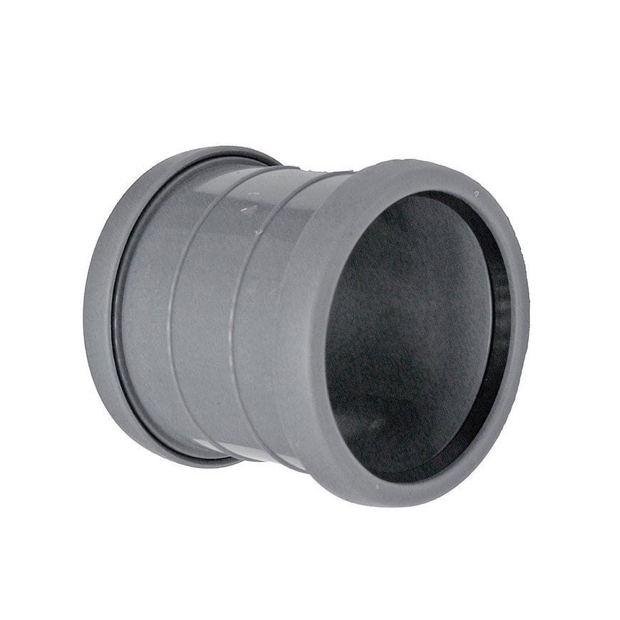 Productfoto Overschuifmof dubbele manchet 40 mm PVC 622296