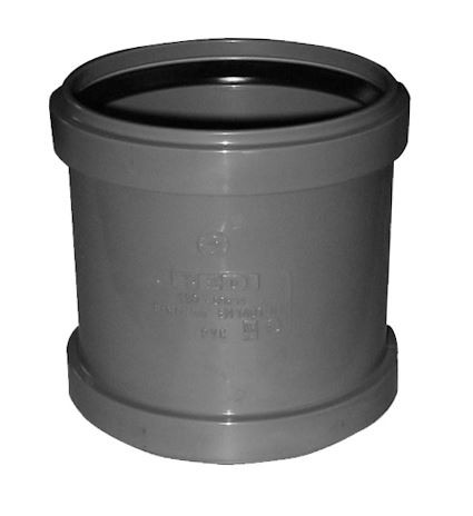 Productfoto Overschuifmof dubbele manchet 50 mm PVC 622297