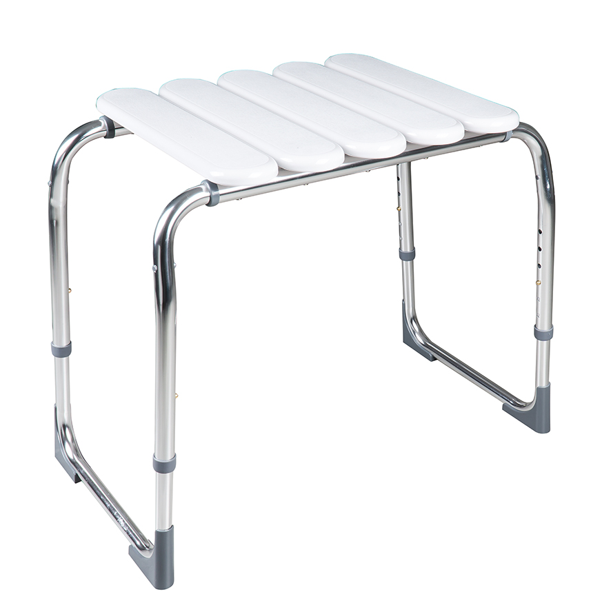 Productfoto Ridder Pro badkamerkruk verstelbaar wit 731314