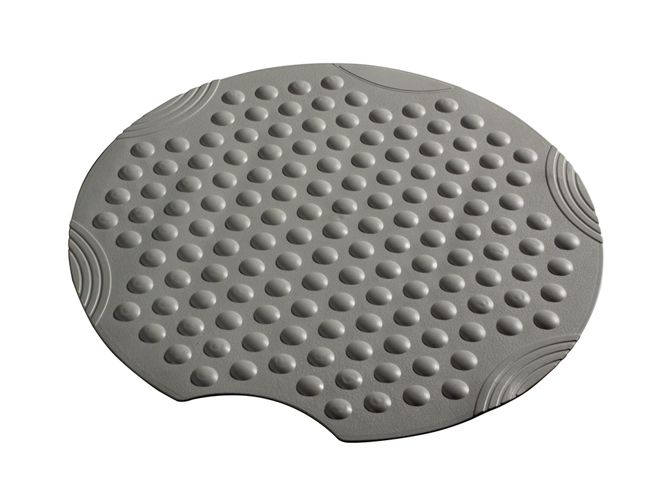 Productfoto Ridder Tecnoplus antislip mat douche rond 55 cm grijs 731330